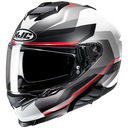 CASCO INTEGRAL HJC I71 NIOR MC1SF GRIS ROJO MATE-INCLUYE PINLOCK