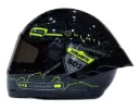 CASCO INTEGRAL ICH 501SP RUTERO NEGRO AMARILLO GRIS BRILLO VISOR NEGRO