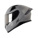 CASCO INTEGRAL SHAFT PRO 612 DOBLE VISOR SOLID GRIS OSCURO NEGRO BRILLO-INCLUYE PINLOCK