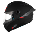 CASCO INTEGRAL MT FF106B TARGO S SOLID A1 NEGRO MATE ECE R22.06