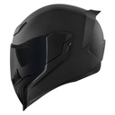 CASCO INTEGRAL ICON AIRFLITE DOBLE VISOR DARK NEGRO MATE+VISOR