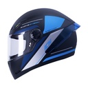 CASCO INTEGRAL ICH 501SP X-TREME NEGRO AZUL MATE VISOR TRANSPARENTE