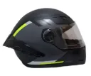 CASCO INTEGRAL ICH 501SP HCI NEGRO GRIS OSCURO AMARILLO NEON MATE VISOR TRANSPARENTE