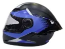 CASCO INTEGRAL ICH 501SP KYANU NEGRO MORADO BLANCO MATE VISOR TRANSPARENTE