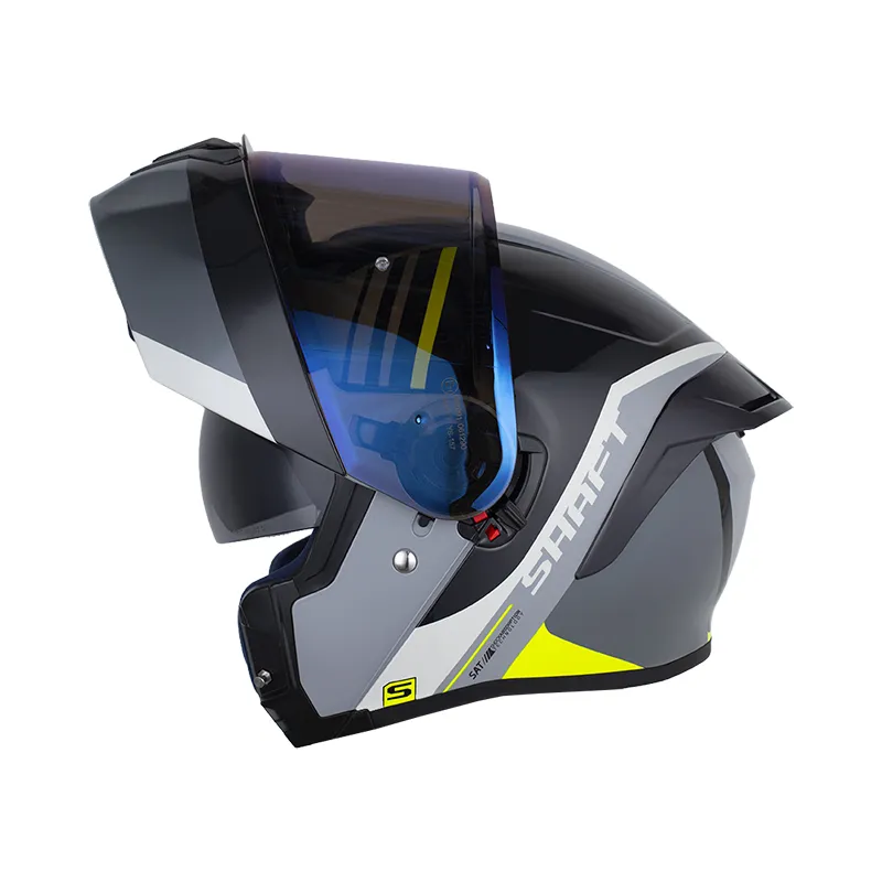 CASCO ABATIBLE SHAFT 3820SP PRIX GRIS AMARILLO BRILLO