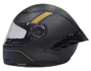 CASCO INTEGRAL ICH 501SP DINGO NEGRO GRIS OSCURO AMARILLO MATE VISOR TRANSPARENTE