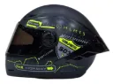 CASCO INTEGRAL ICH 501SP RUTERO NEGRO AMARILLO GRIS MATE VISOR NEGRO