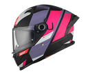 CASCO INTEGRAL MT FF128SV DOBLE VISOR BRAKER SV CHENTO B9 NEGRO FUCSIA MATE ECE R22.06