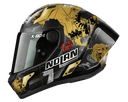 CASCO INTEGRAL NOLAN X-804 RS-U.C.CHECA NEGRO DORADO BRILLO