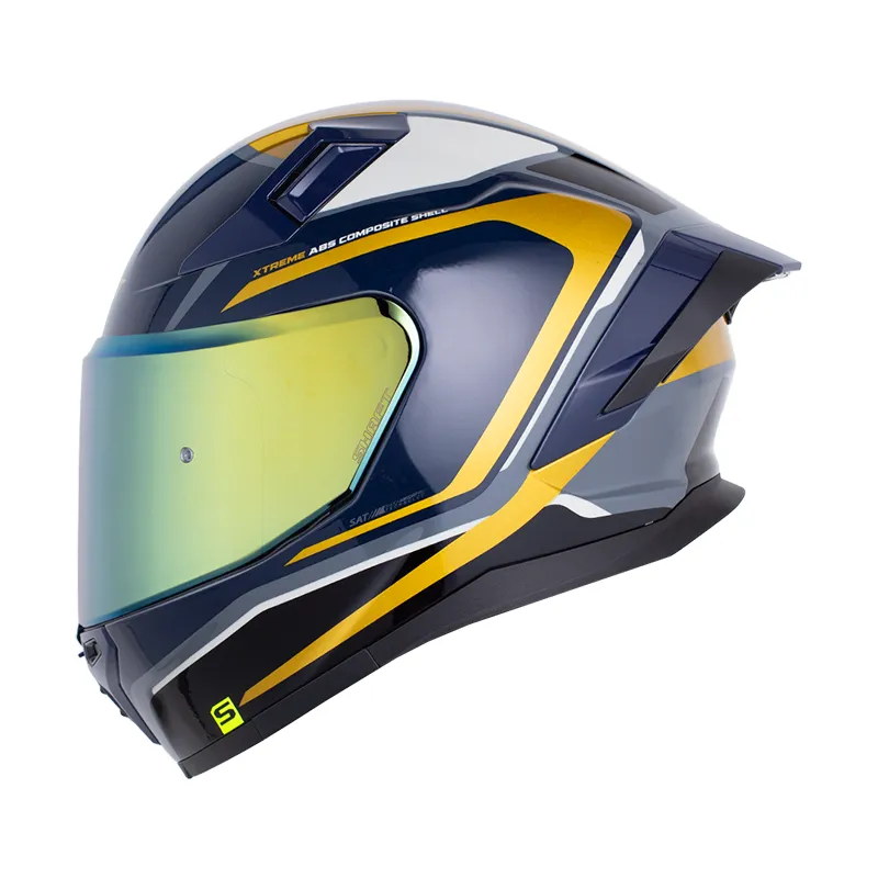 CASCO INTEGRAL SHAFT 558SP XPEED GRIS OSCURO DORADO BRILLO (S)