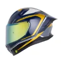 CASCO INTEGRAL SHAFT 558SP XPEED GRIS OSCURO DORADO BRILLO
