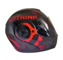 CASCO ABATIBLE ICH 3110 DOBLE VISOR SPEED UP NEGRO ROJO GRIS MATE VISOR NEGRO