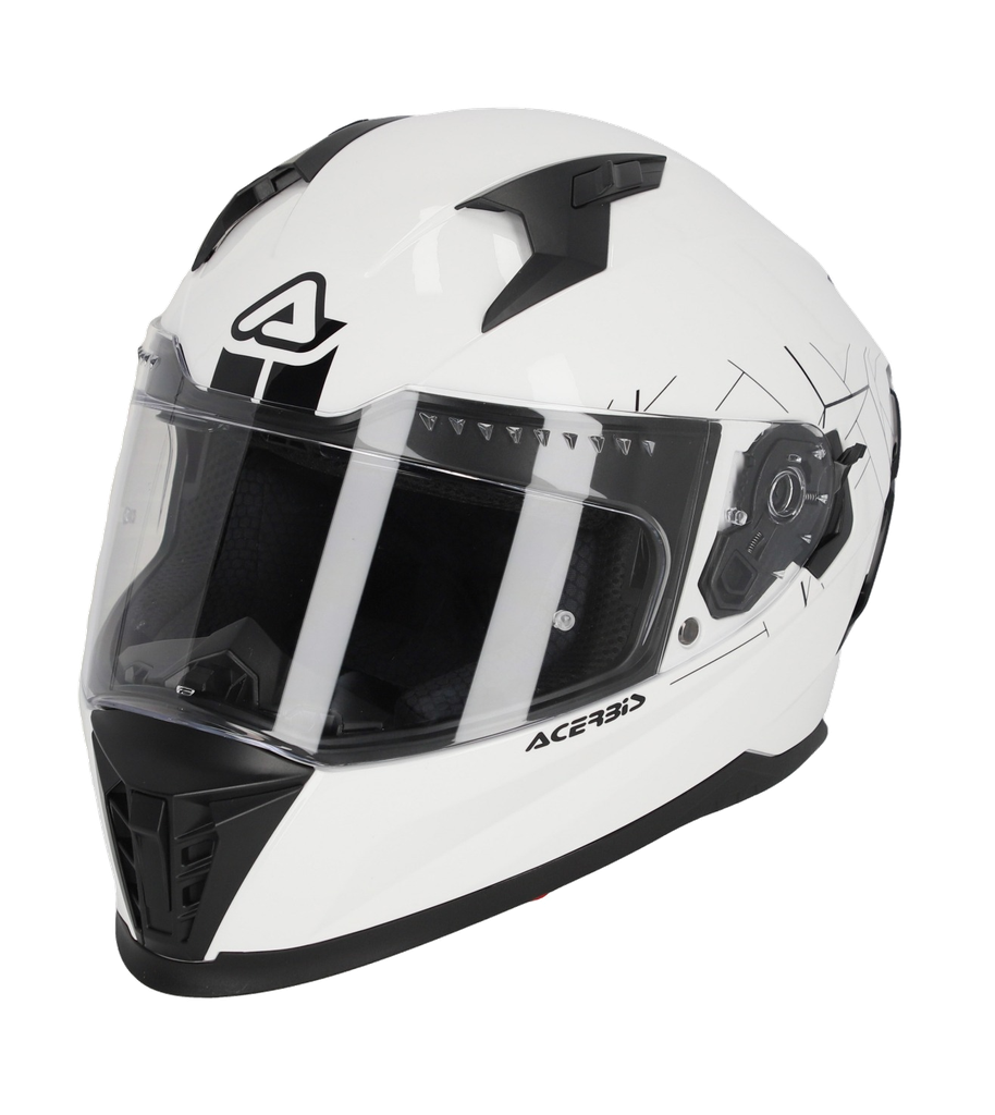 CASCO INTEGRAL ACERBIS X-WAY DOBLE VISOR BLANCO BRILLO ECE22.06