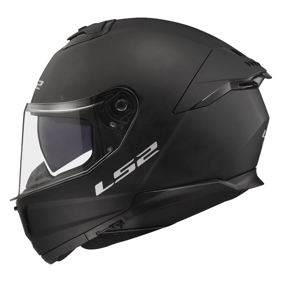 CASCO INTEGRAL LS2 808 DOBLE VISOR STREAM SOLID NEGRO MATE-INCLUYE PINLOCK