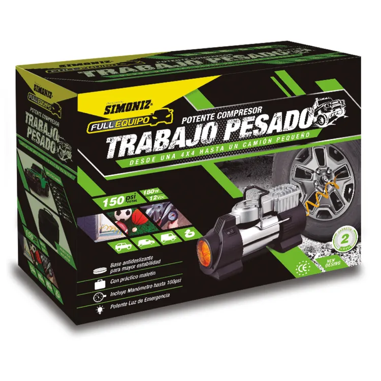 [206959] COMPRESOR SIMONIZ TRABAJO PESADO SIM FULL EQUIPO