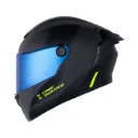 CASCO INTEGRAL X-ONE 500 RS BLADEZ GRIS OSCURO NEGRO MATE