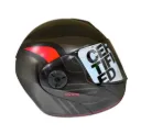CASCO ABATIBLE ICH 3110 DOBLE VISOR REPLACED NEGRO GRIS OSCURO ROJO MATE VISOR NEGRO