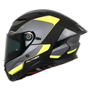 CASCO INTEGRAL SPARTAN DOBLE VISOR PANTHER GALE B3 GRIS AMARILLO FLUOR MATE