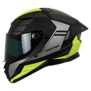 CASCO INTEGRAL SPARTAN DOBLE VISOR PANTHER PRESTIGE B3 GRIS AMARILLO FLUOR MATE