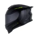 CASCO INTEGRAL HRO 506 SP DES GRIS OSCURO NEGRO BRILLO