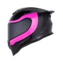 CASCO INTEGRAL HRO 506 SP DES NEGRO FUCSIA BRILLO