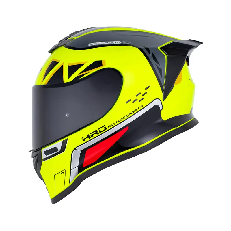 CASCO INTEGRAL HRO 506 SP PROTOTYPE AMARILLO GRIS OSCURO MATE