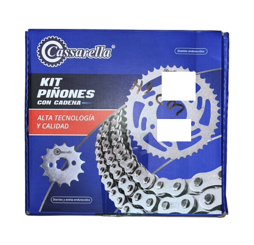 KIT DE ARRASTRE CASSARELLA BAJAJ PULSAR 200NS COLOR FUCSIA 6 HUECOS