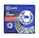 KIT DE ARRASTRE CASSARELLA BAJAJ PULSAR 200NS COLOR FUCSIA 6 HUECOS