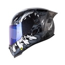 CASCO INTEGRAL SHAFT 562 R TOXIC NEGRO GRIS BRILLO