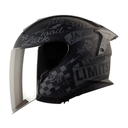 CASCO ABIERTO SHAFT SHPRO240 DOBLE VISOR RETRUM NEGRO GRIS MATE