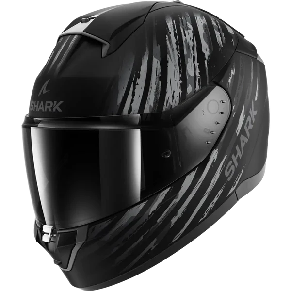 CASCO INTEGRAL SHARK RIDILL 2 ASSYA KAA NEGRO GRIS MATE 