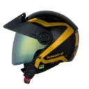 CASCO ABIERTO SHAFT 212 HOLOSYMBO NEGRO HOLOGRAFICO DORADO BRILLO