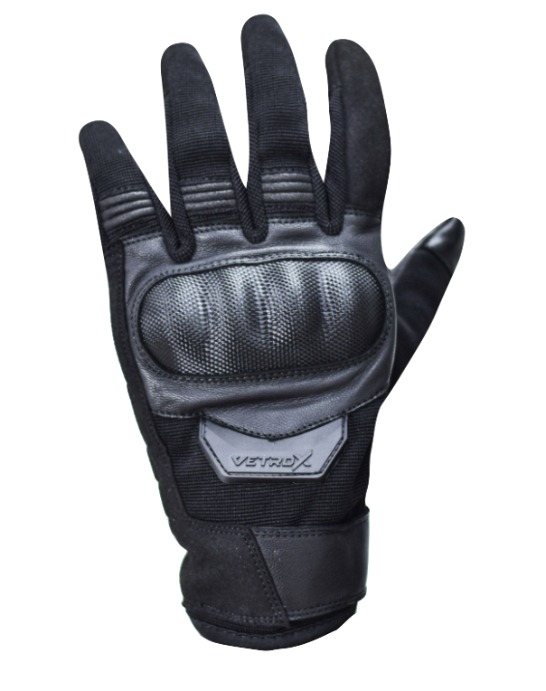GUANTE CON PROTECCION VETROX SUPREME NEGRO