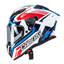 CASCO INTEGRAL CABERG DRIFT EVO II JARAMA BLANCO ROJO AZUL BRILLO