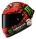 CASCO INTEGRAL HJC RPHA1 QUARTARARO MC1 ROJO NEGRO BRILLO