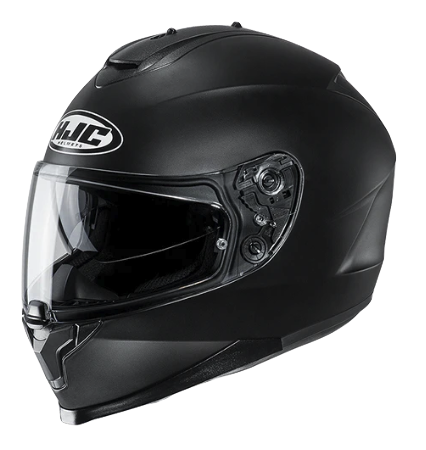 CASCO INTEGRAL HJC C70N SOLID NEGRO MATE