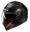 CASCO INTEGRAL HJC C70N SWAY MC1 ROJO NEGRO BRILLO