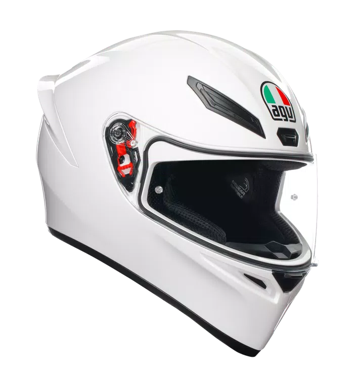 CASCO INTEGRAL AGV K1S SOLID BLANCO BRILLO E2206