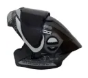 CASCO ABATIBLE ICH 3130 DOBLE VISOR OUTSIDE NEGRO GRIS GRIS MATE VISOR NEGRO