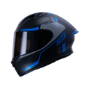 CASCO INTEGRAL ICH 503 CORBEX NEGRO AZUL MATE VISOR NEGRO