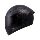 CASCO INTEGRAL ICH 501SP DOPE NEGRO GRIS MATE VISOR NEGRO