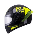 CASCO INTEGRAL ICH 501SP DOPE NEGRO AMARILLO MATE VISOR TRANSPARENTE