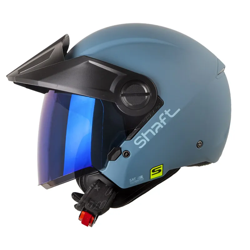 CASCO ABIERTO SHAFT 212 SOLID AZUL GRIS MATE
