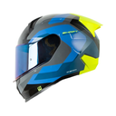 CASCO INTEGRAL SHAFT 560 EVO GUAYBARE GRIS OSCURO AZUL OSCURO BRILLO