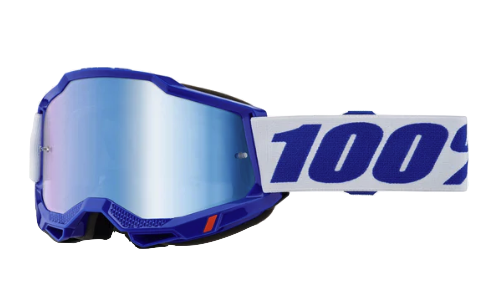 [50014-00039] GAFAS CROSS 100% ORIGINAL ACCURI 2 AZUL LENTE AZUL