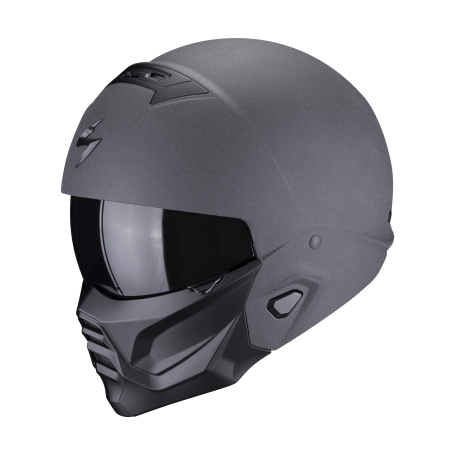 [182-360-289-03] CASCO MODULAR SCORPION EXO COMBAT II GRAFITO GRIS (S)