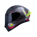 CASCO INTEGRAL ICH 503 X-LOCK NEGRO ROJO MATE VISOR NEGRO
