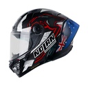 CASCO INTEGRAL NOLAN X-804 RS-U.C STONER NEGRO AZUL BRILLO