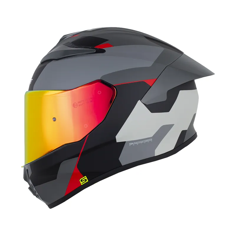 [196193] CASCO INTEGRAL SHAFT 584SP DOWNX GRIS OSCURO NEGRO MATE (S)