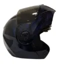 CASCO ABATIBLE ICH 3110 DOBLE VISOR LAP RUSH NEGRO AZUL OSCURO BRILLO VISOR NEGRO